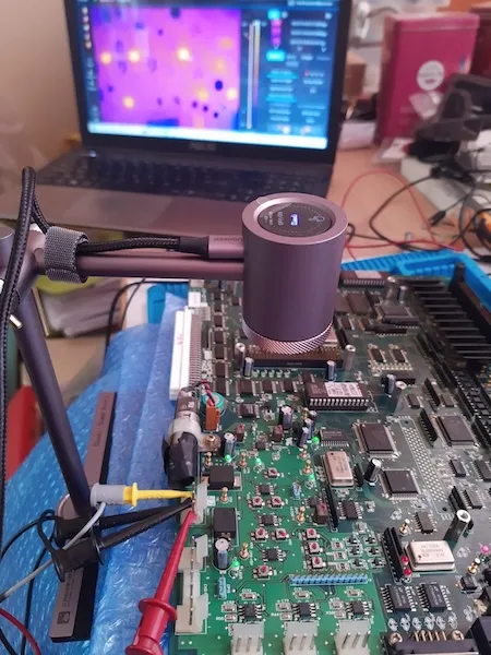 PRUEBA TERMOGRAFICA EN TARJETA