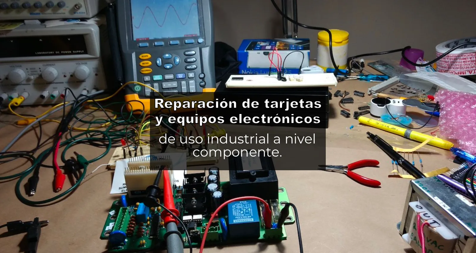 Reparación de tarjetas y equipos electrónicos industriales